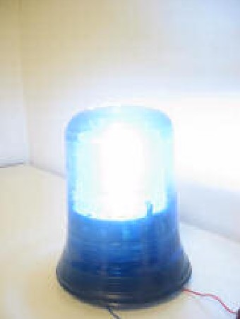 Lampeggiante con CHIP BLU a Led Base a Calamita R65