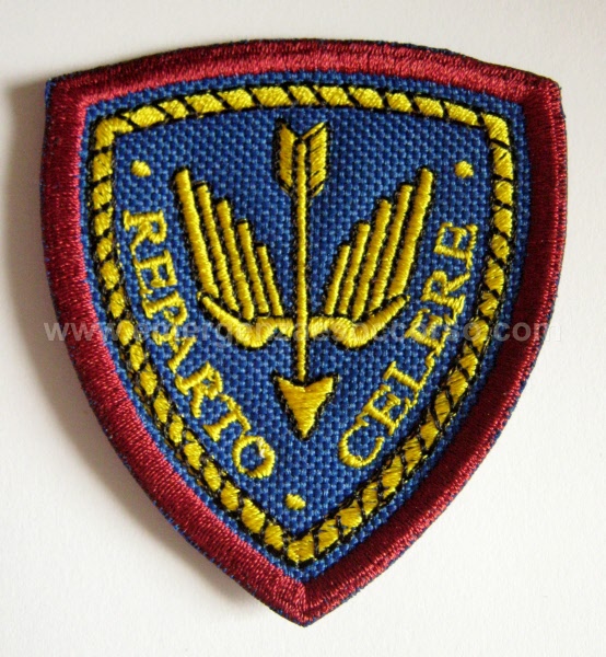 Toppa patch ricamata polizia locale Pegaso con velcro